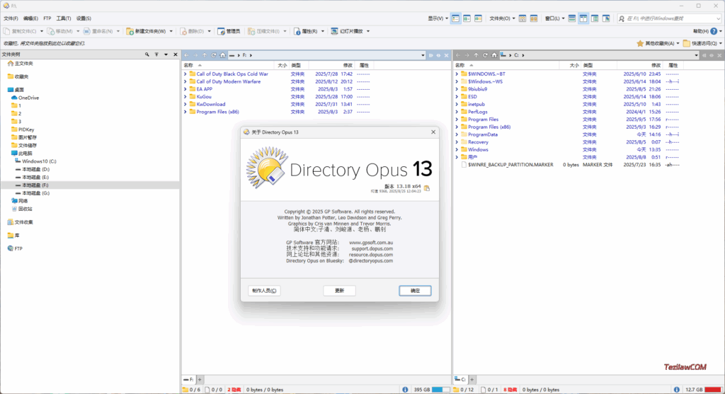 图片[1]-Windows文件管理 Directory Opus Pro 13.18 x64 免费下载-特资啦！个人资源分享站