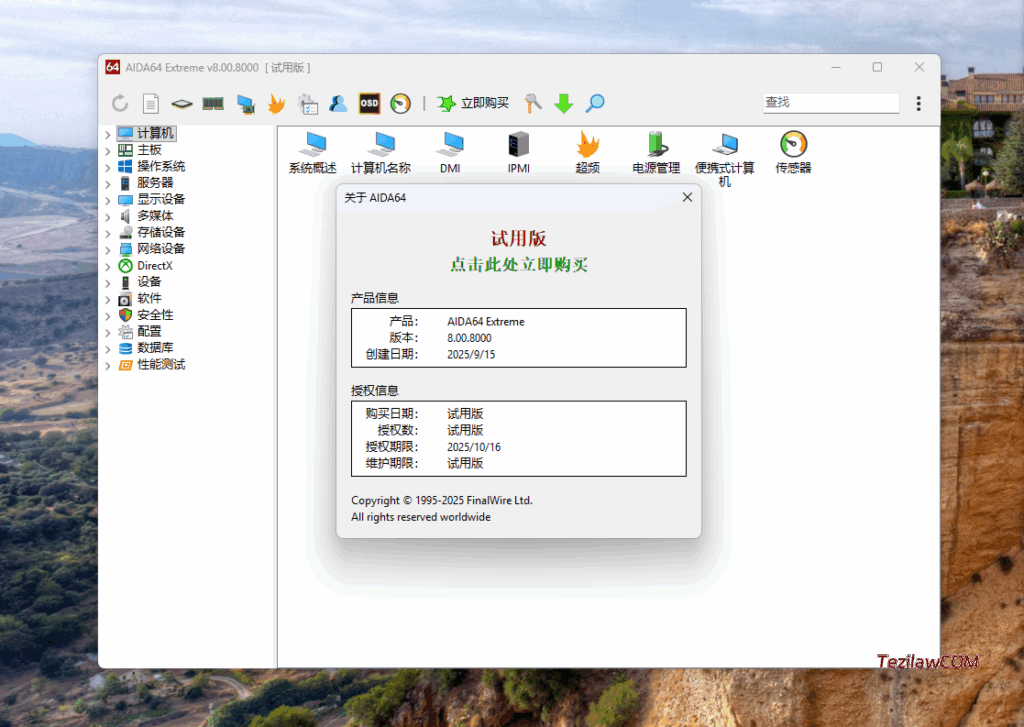 图片[7]-系统工具 AIDA64 Extreme 8.00.8000 免费下载-特资啦！个人资源分享站
