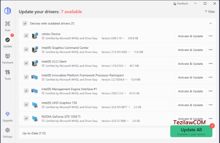 图片[3]-驱动检测 Driver Easy Professional 7.1.0.2641-特资啦！个人资源分享站