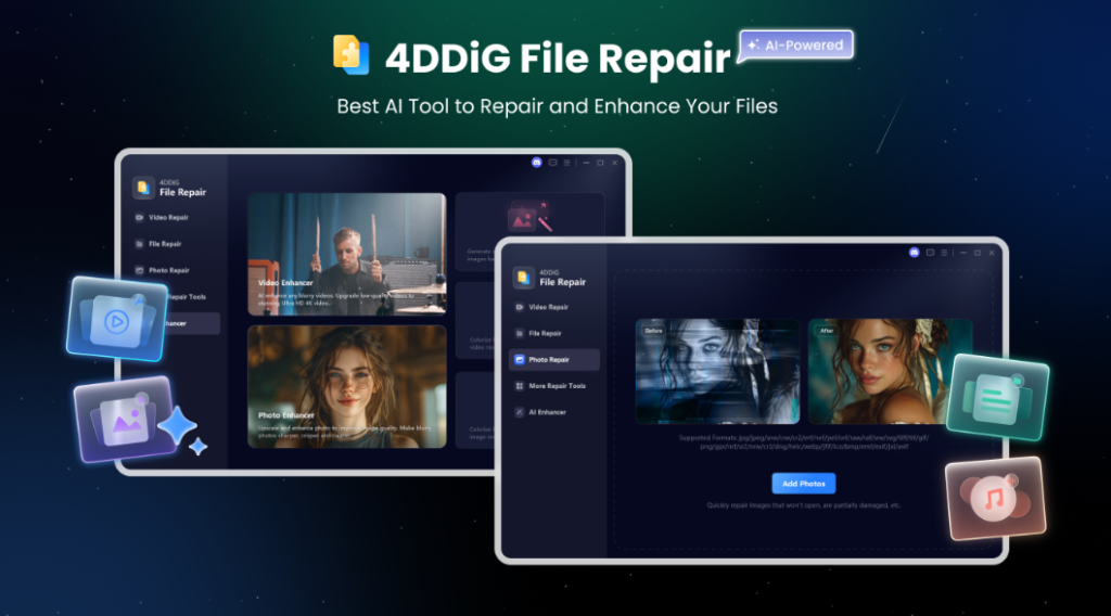 图片[1]-4DDiG File Repair 文件修复 4.3.1.3 免费下载-特资啦！个人资源分享站