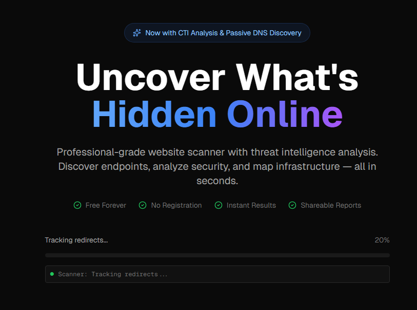 图片[3]-CyScan 网站安全扫描在线工具 无需注册可免费生成漏洞分析报告-特资啦！个人资源分享站