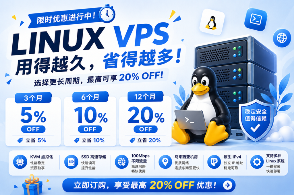 图片[1]-【商家投稿】Wesbytes Linux VPS 限时优惠活动｜1 vCPU・1GB RAM・20GB SSD｜低至 $6.39/月-特资啦！个人资源分享站
